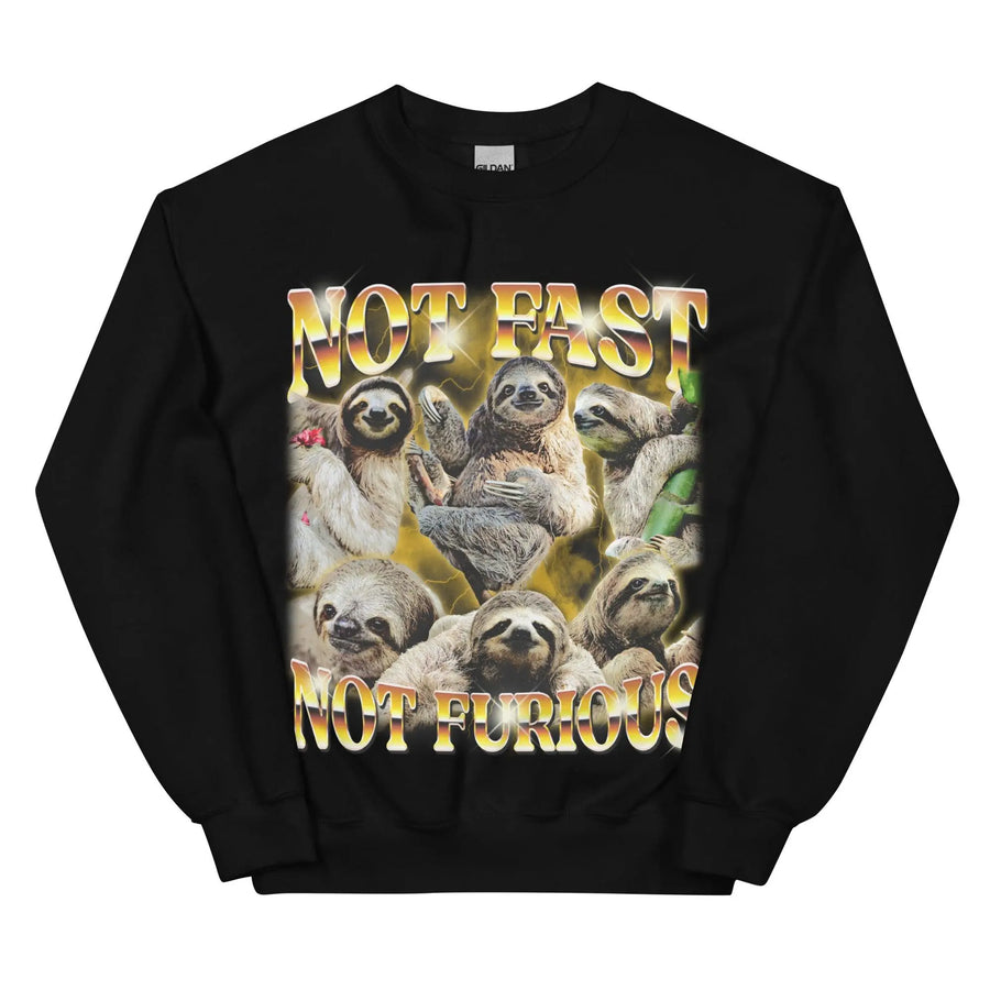 Not Fast Not Furious Sweatshirt - Orbital Clothing