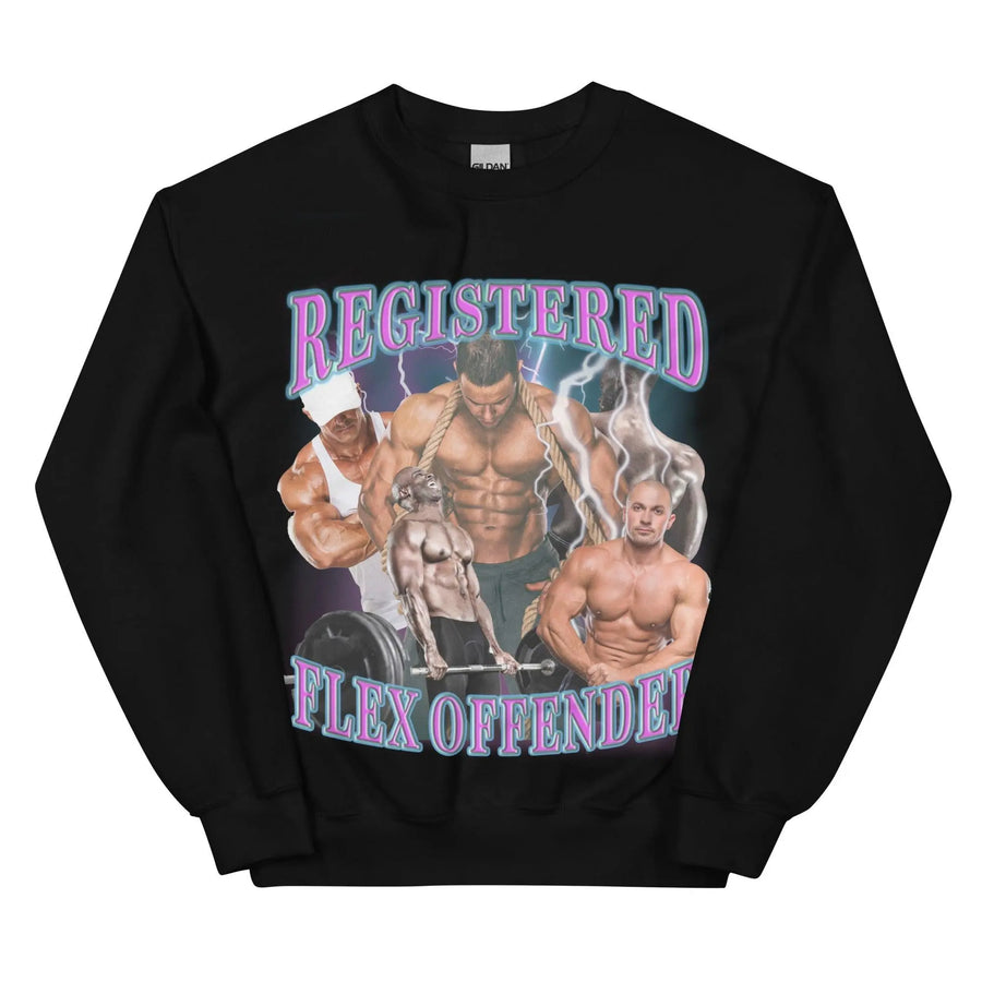 Registered Flex Offender Sweatshirt - Orbital Clothing