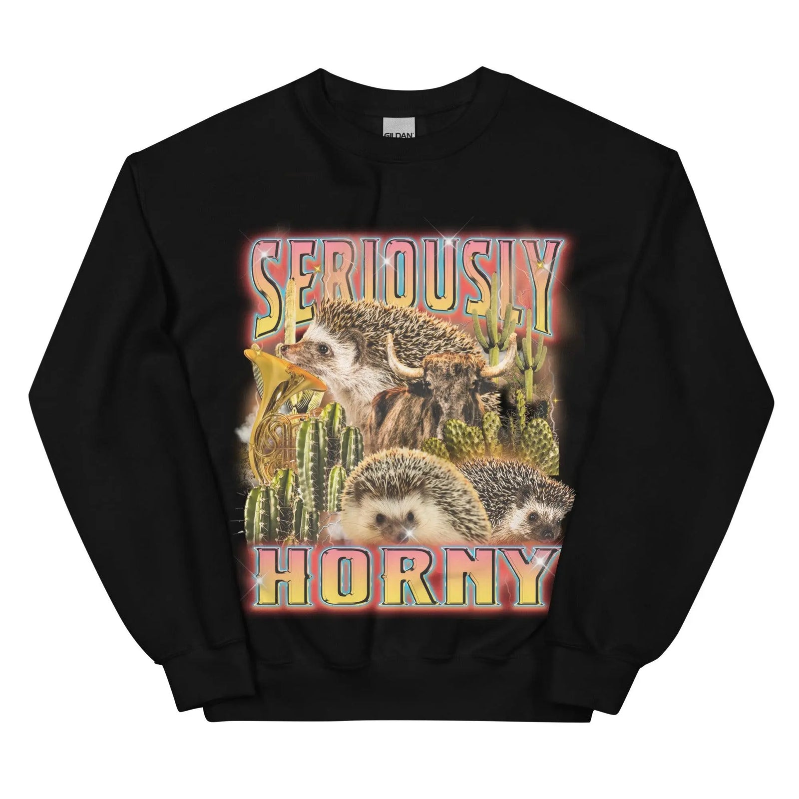 Seriously Horny Sweatshirt - Orbital Clothing