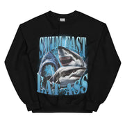 Zwem snel, eet kont sweatshirt