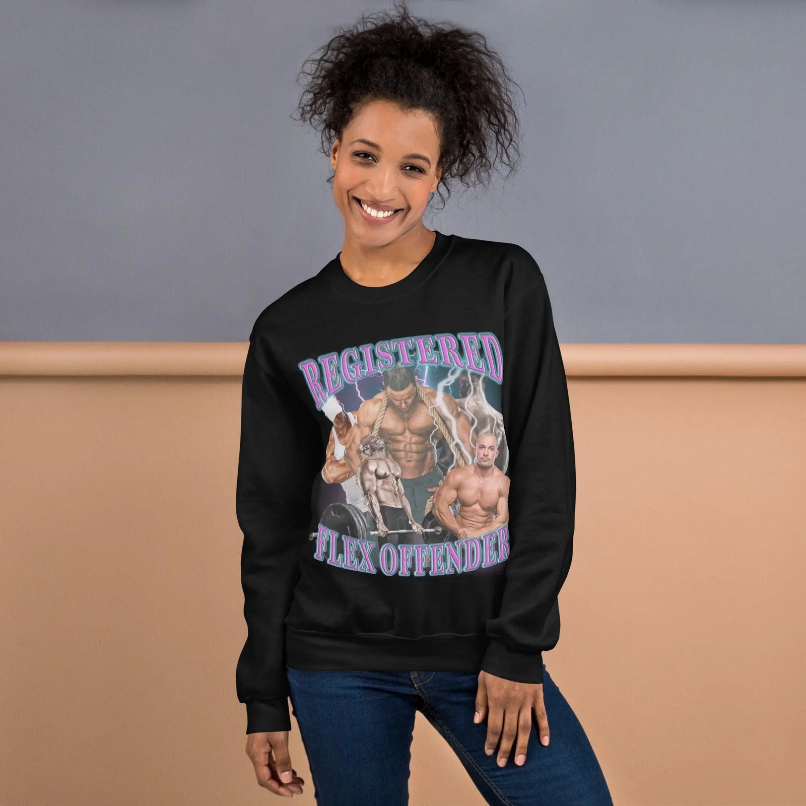 Registered Flex Offender Sweatshirt - Orbital Clothing