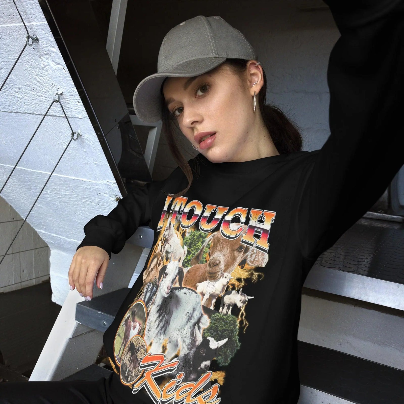 I Touch Kids Sweatshirt - Orbital Clothing