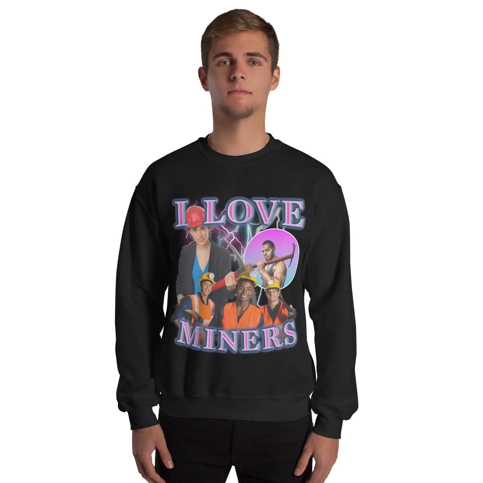 I Love Miners Sweatshirt - Orbital Clothing