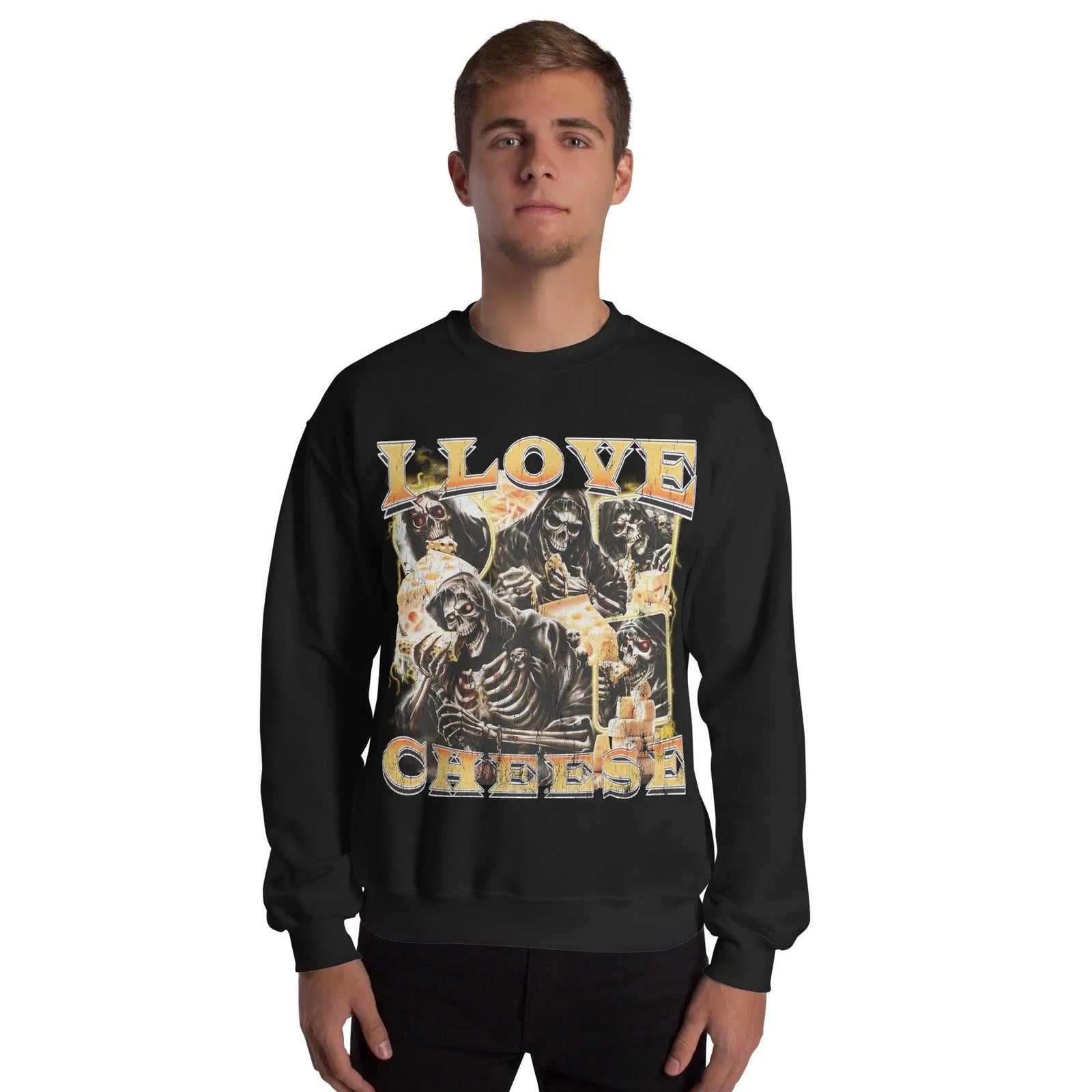 I Love Cheese Sweatshirt - Orbital Clothing