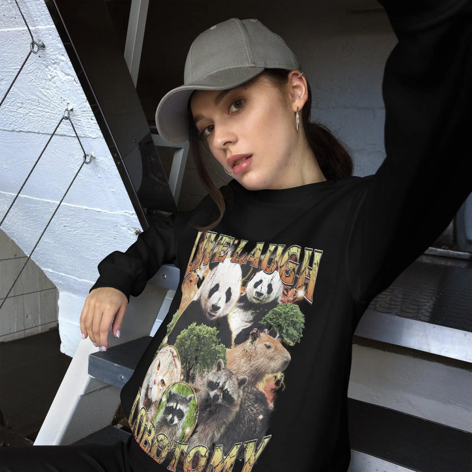 Live Laugh Lobotomy Sweatshirt - Orbital Clothing