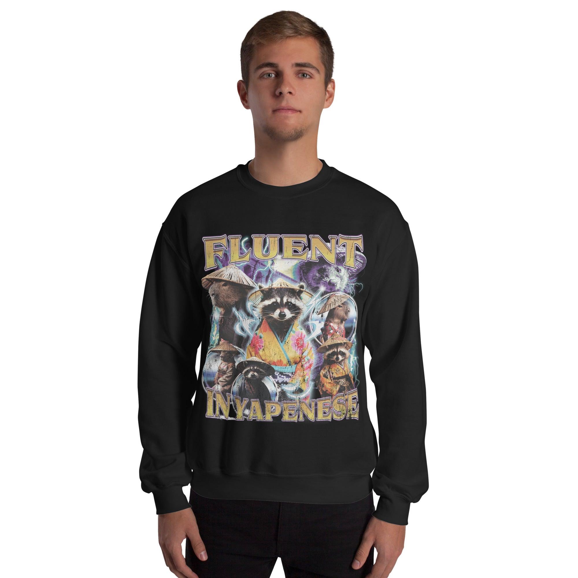 Fluent in Yapenese Sweatshirt - Orbital Clothing
