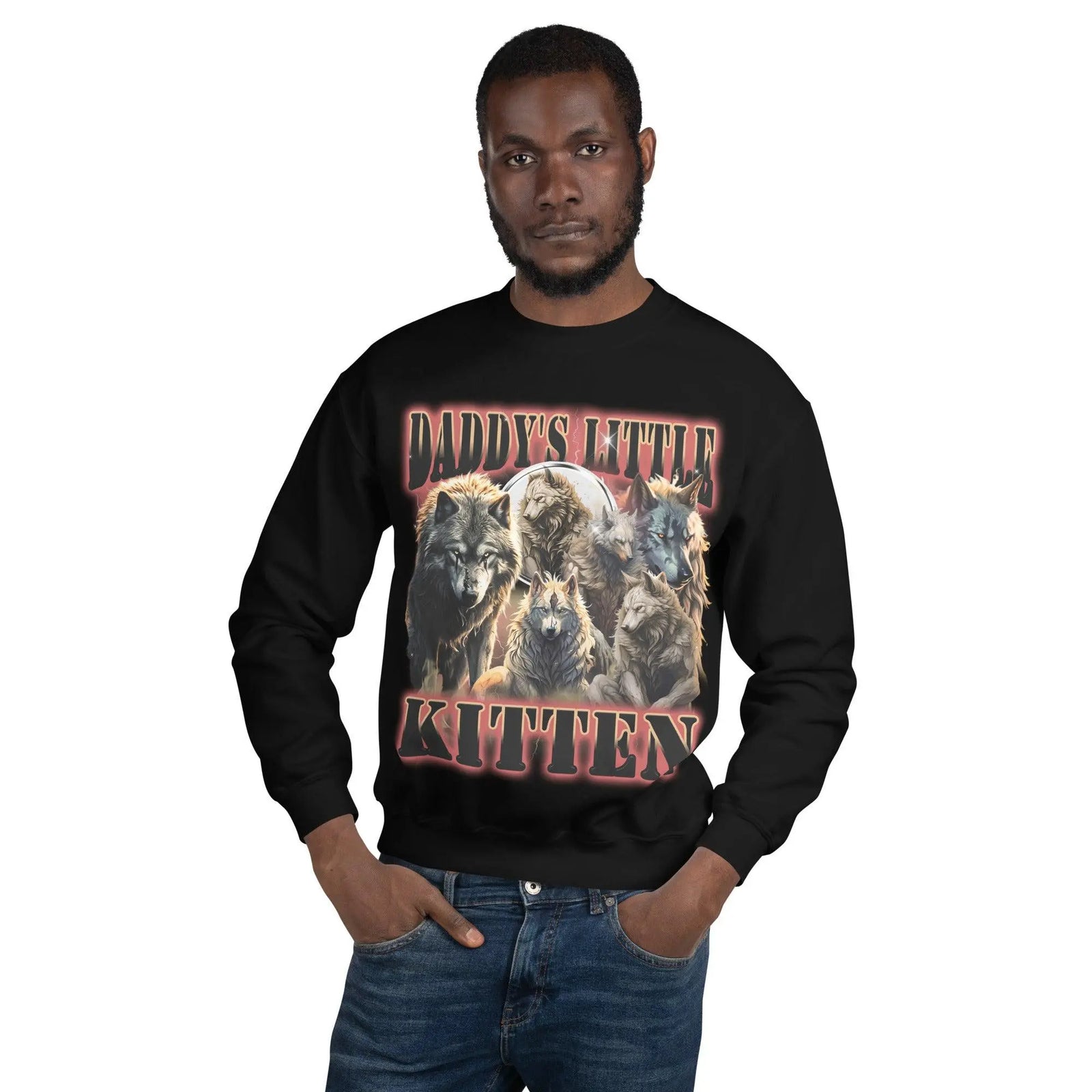 Daddy's Little Kitten Sweatshirt - Orbital Clothing