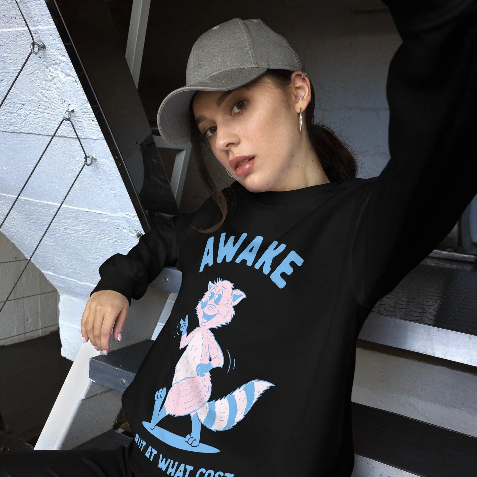 Awake But At What Cost Sweatshirt - Orbital Clothing
