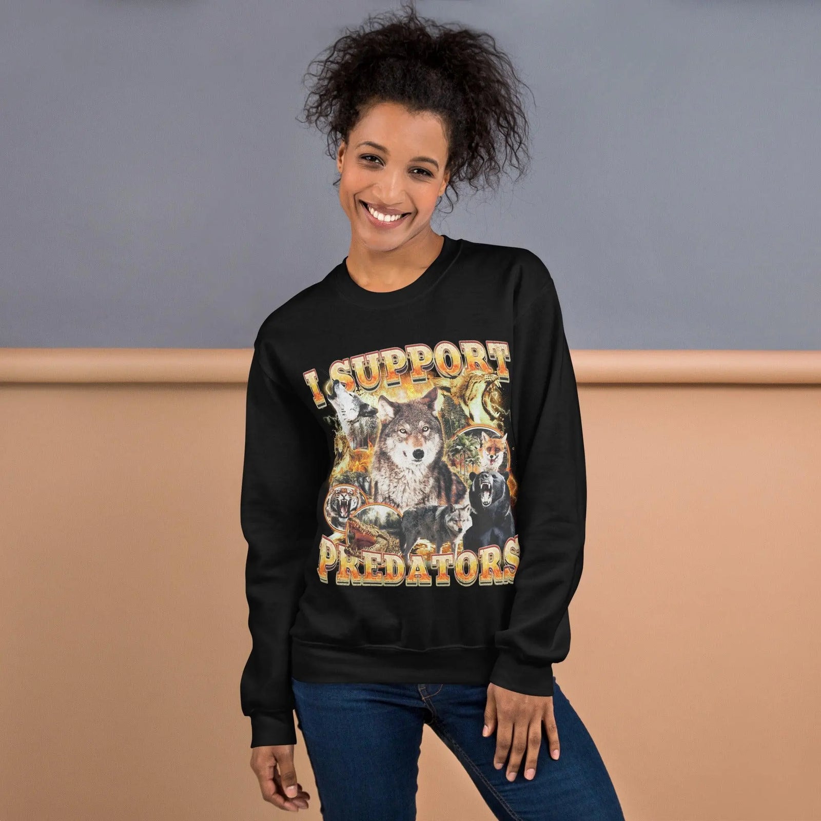 I Support Predators Sweatshirt - Orbital Clothing