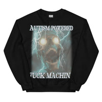Autism Powered Fuck Machine Sweatshirt - Black / S