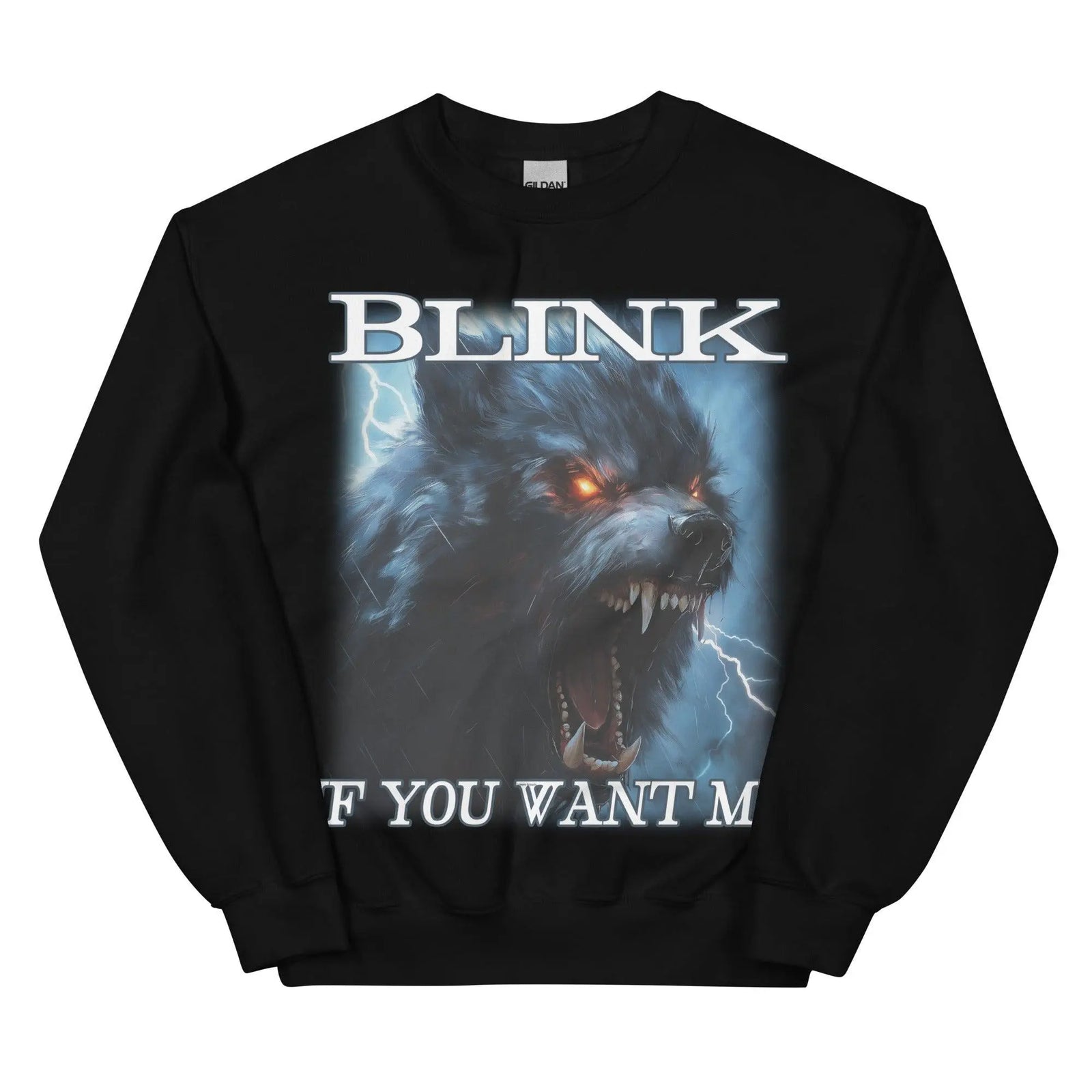 Blink If You Want Me Sweatshirt - Orbital Clothing