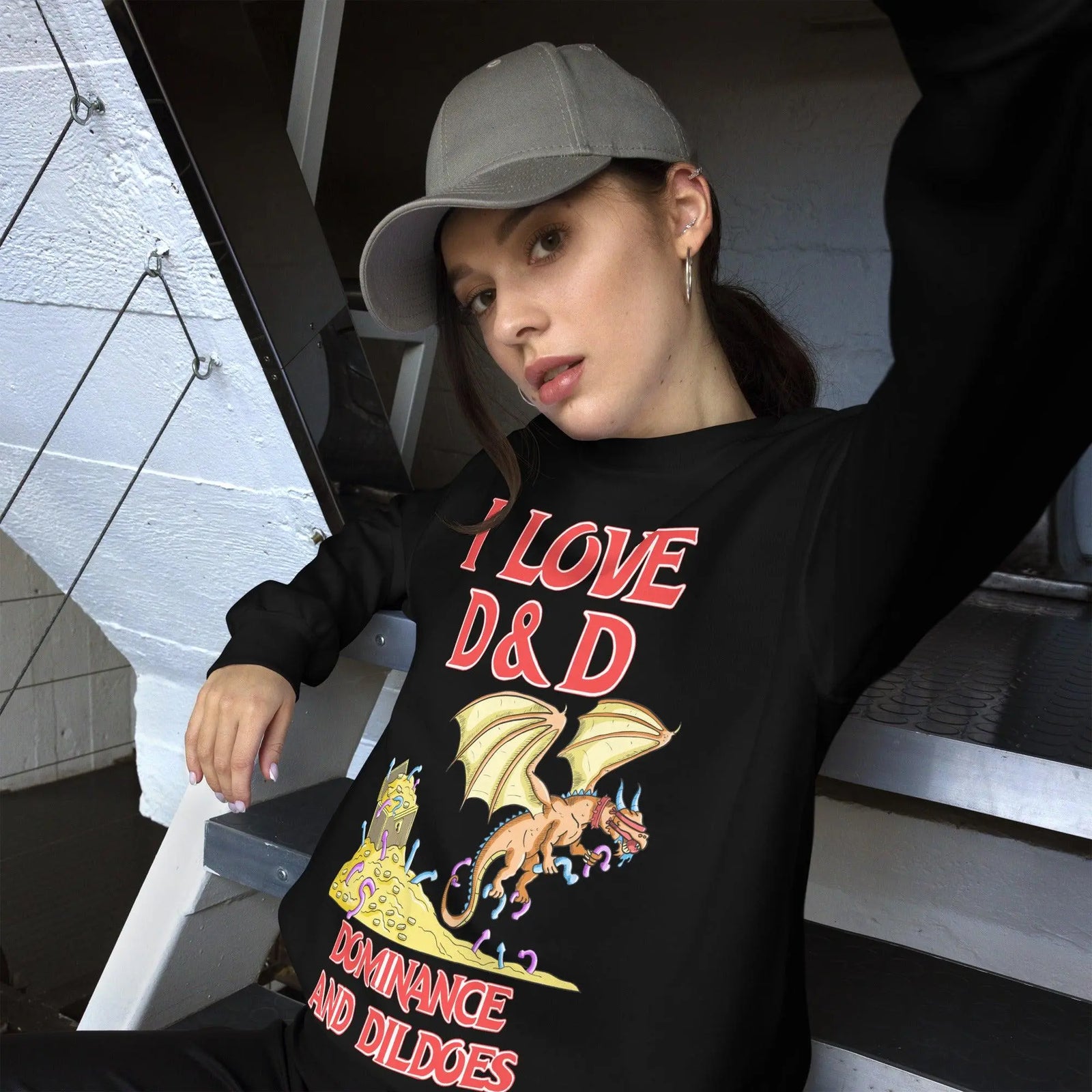 I Love D&D (Dominance and Dildoes) Sweatshirt - Orbital Clothing