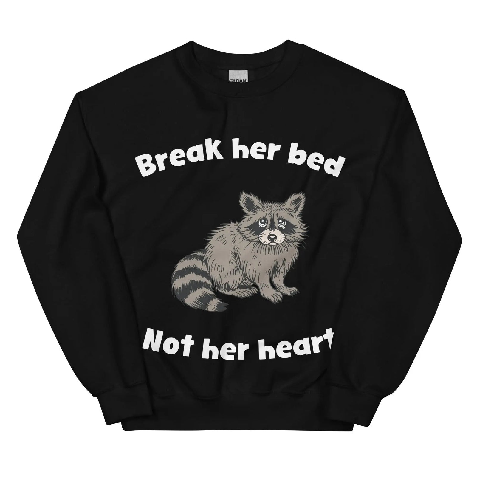 Break Her Bed Not Her Heart sweatshirt - Orbital Clothing