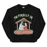 Sweatshirt „Endlich in einer stabilen Beziehung“ - Schwarz / S