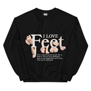 Ich liebe Füße Sweatshirt