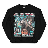 Gays Eat What (donkeys) sweatshirt - Black / S