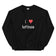 I Love Latinas Embroidered Sweatshirt