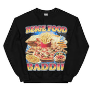 Beige Food Baddie sweatshirt