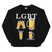 „Lass uns heute Abend Bier trinken“-Sweatshirt