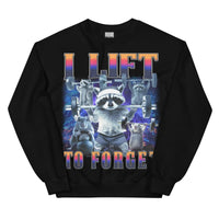 Ich hebe, um zu vergessen Sweatshirt - Schwarz / S