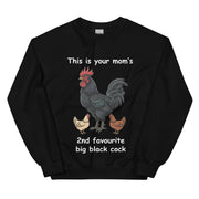 Dit is de op één na favoriete grote zwarte pik-sweater van je moeder