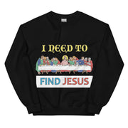 Ik moet Jezus vinden (Waar is Wally) sweatshirt