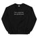 I'm a slut for my girlfriend (embroidered) sweatshirt