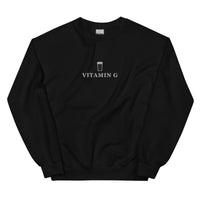 Vitamin G embroidered sweatshirt - Black / S