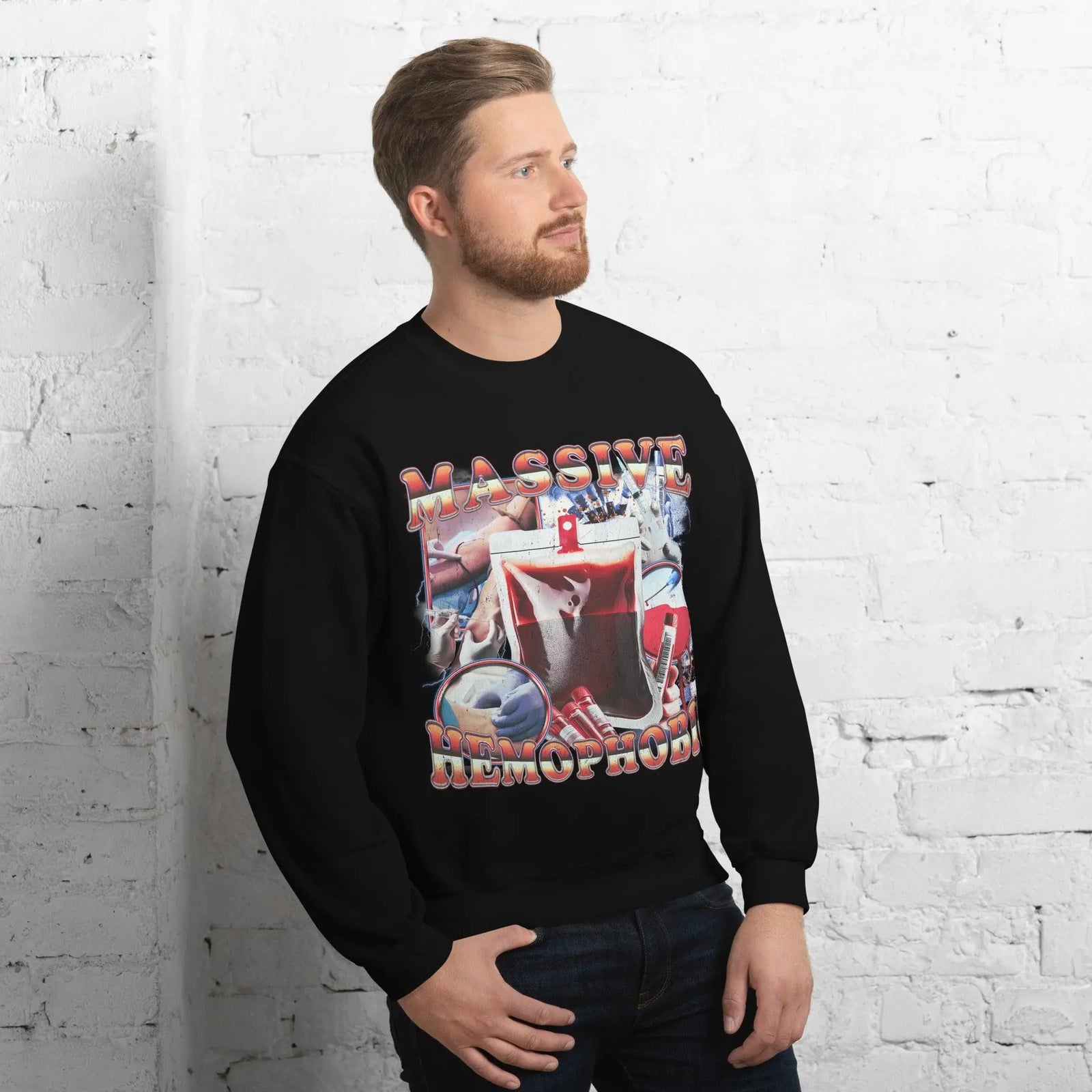 Massive Hemophobic Sweatshirt - Orbital Clothing