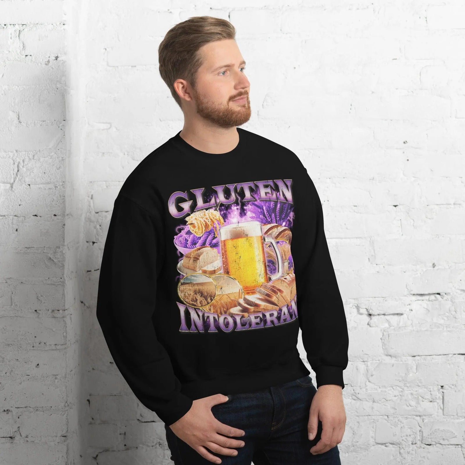 Gluten Intolerant (Updated Design) sweatshirt - Orbital Clothing