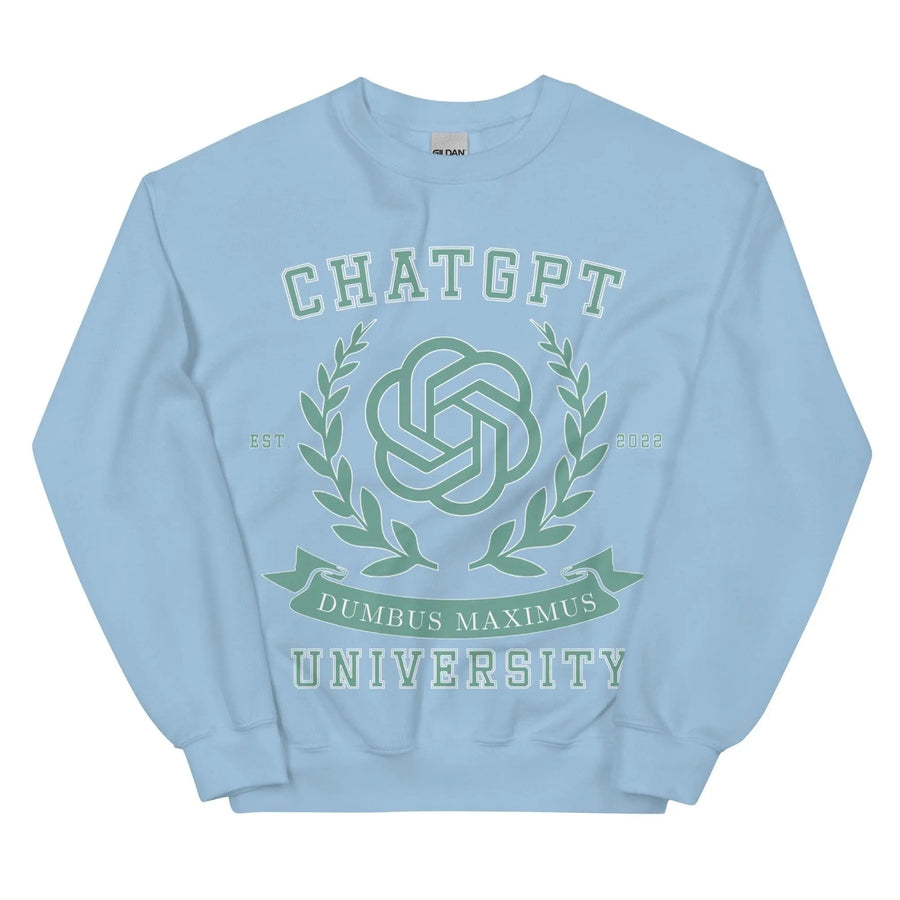 Chat GPT University sweatshirt - Orbital Clothing