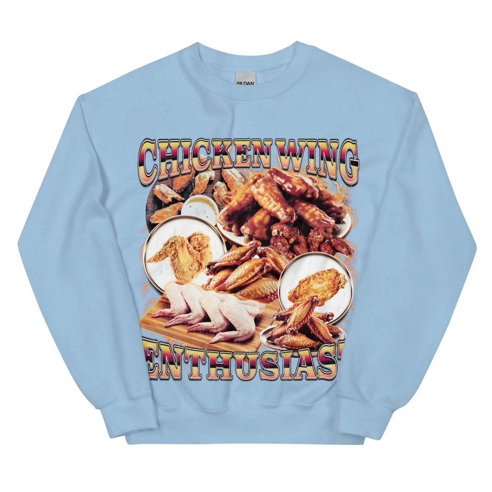 Chicken Wing Enthusiast Sweatshirt - Orbital Clothing