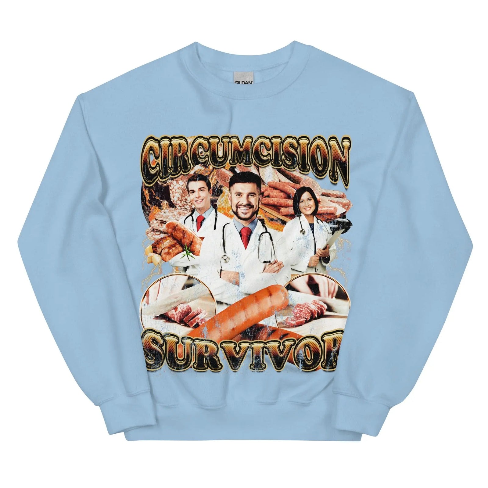 Circumcision Survivor Sweatshirt - Orbital Clothing