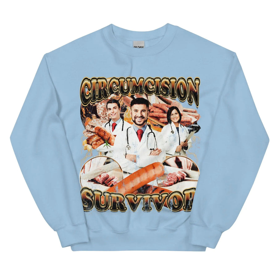 Circumcision Survivor Sweatshirt - Orbital Clothing