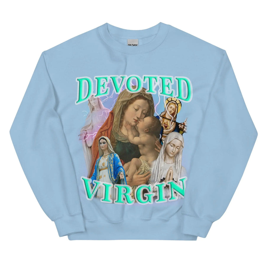 Devoted Virgin Sweatshirt - Orbital Clothing