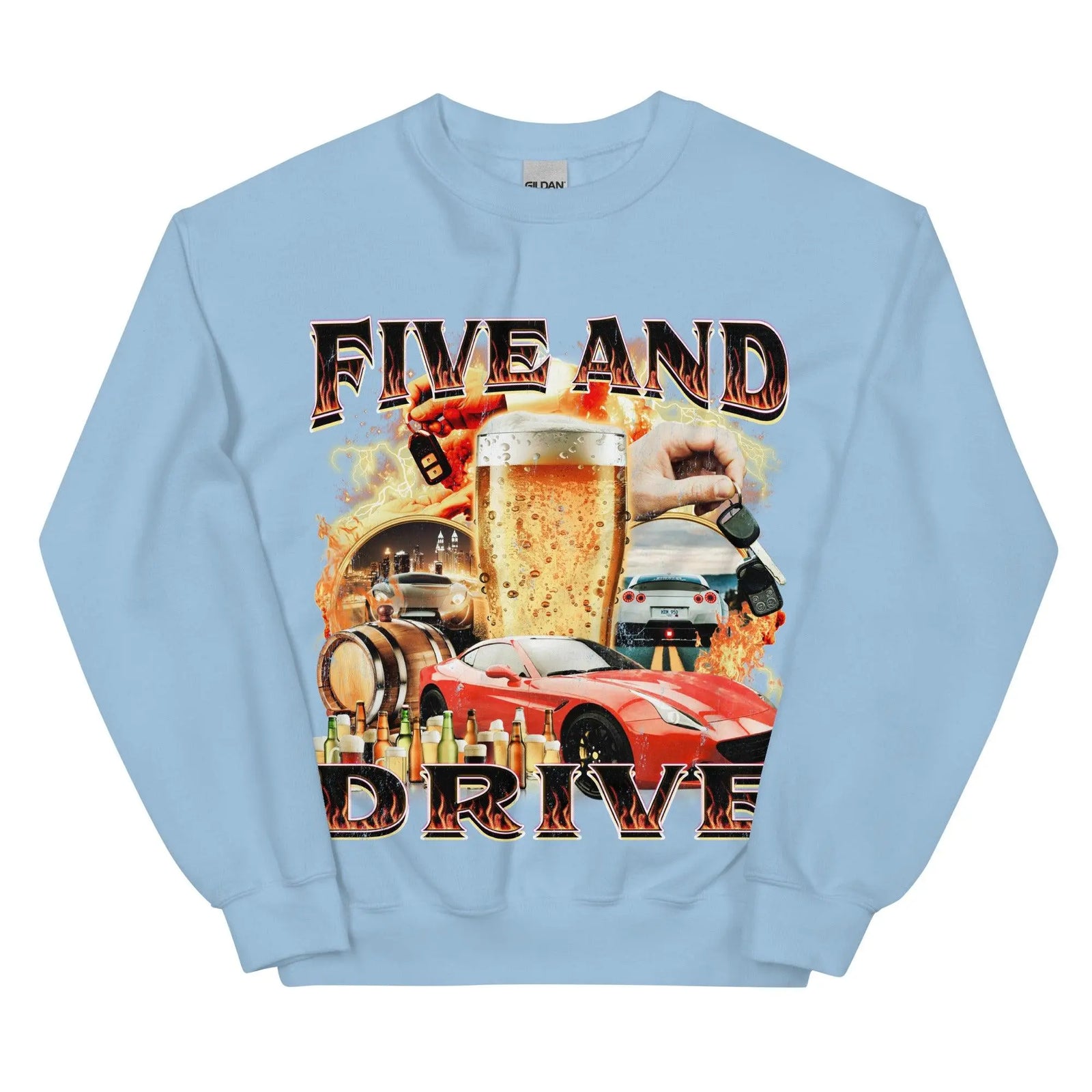 Five and Drive Sweatshirt - Orbital Clothing