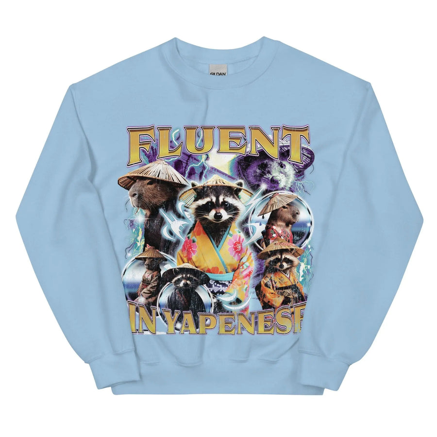 Fluent in Yapenese Sweatshirt - Orbital Clothing