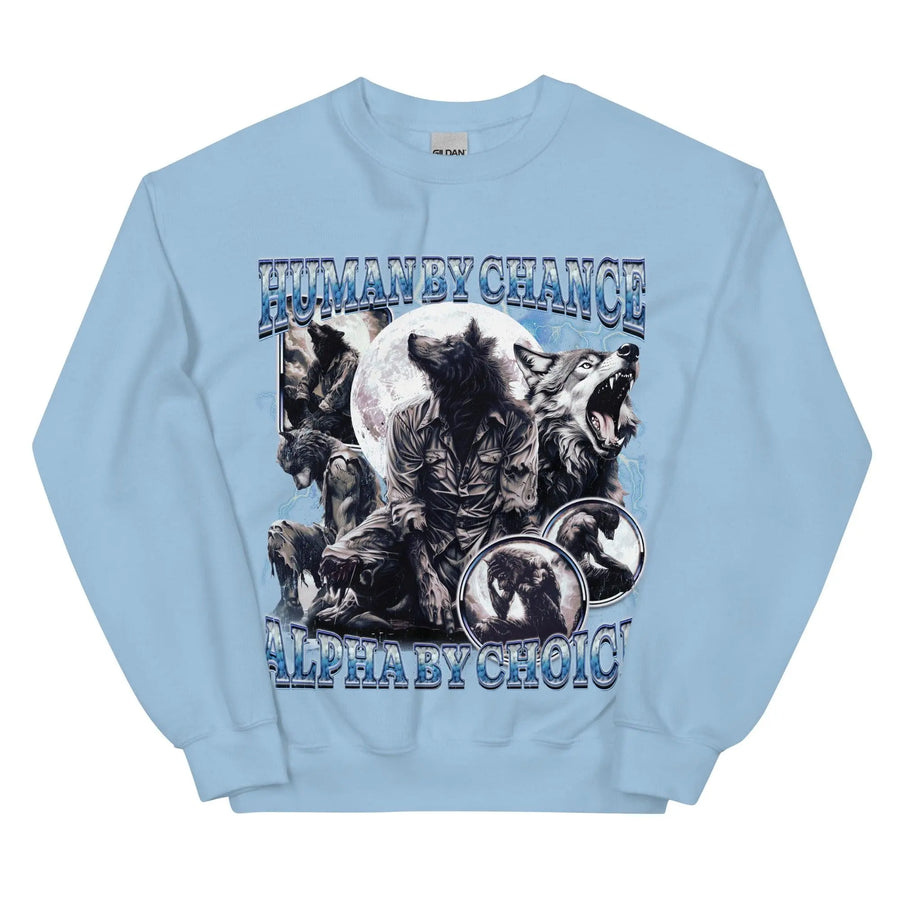 Human by Chance Alpha by Choice Sweatshirt - Orbital Clothing