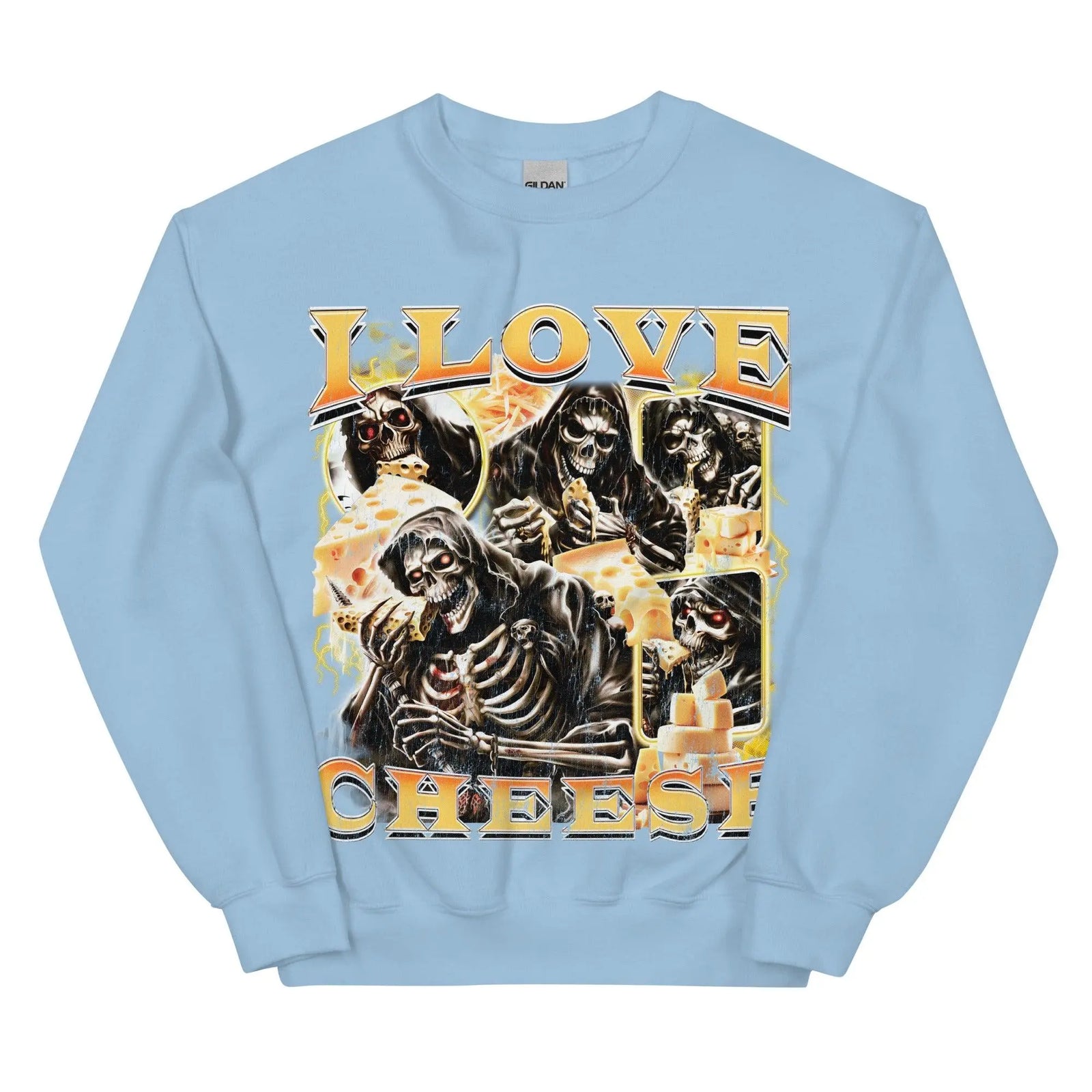 I Love Cheese Sweatshirt - Orbital Clothing