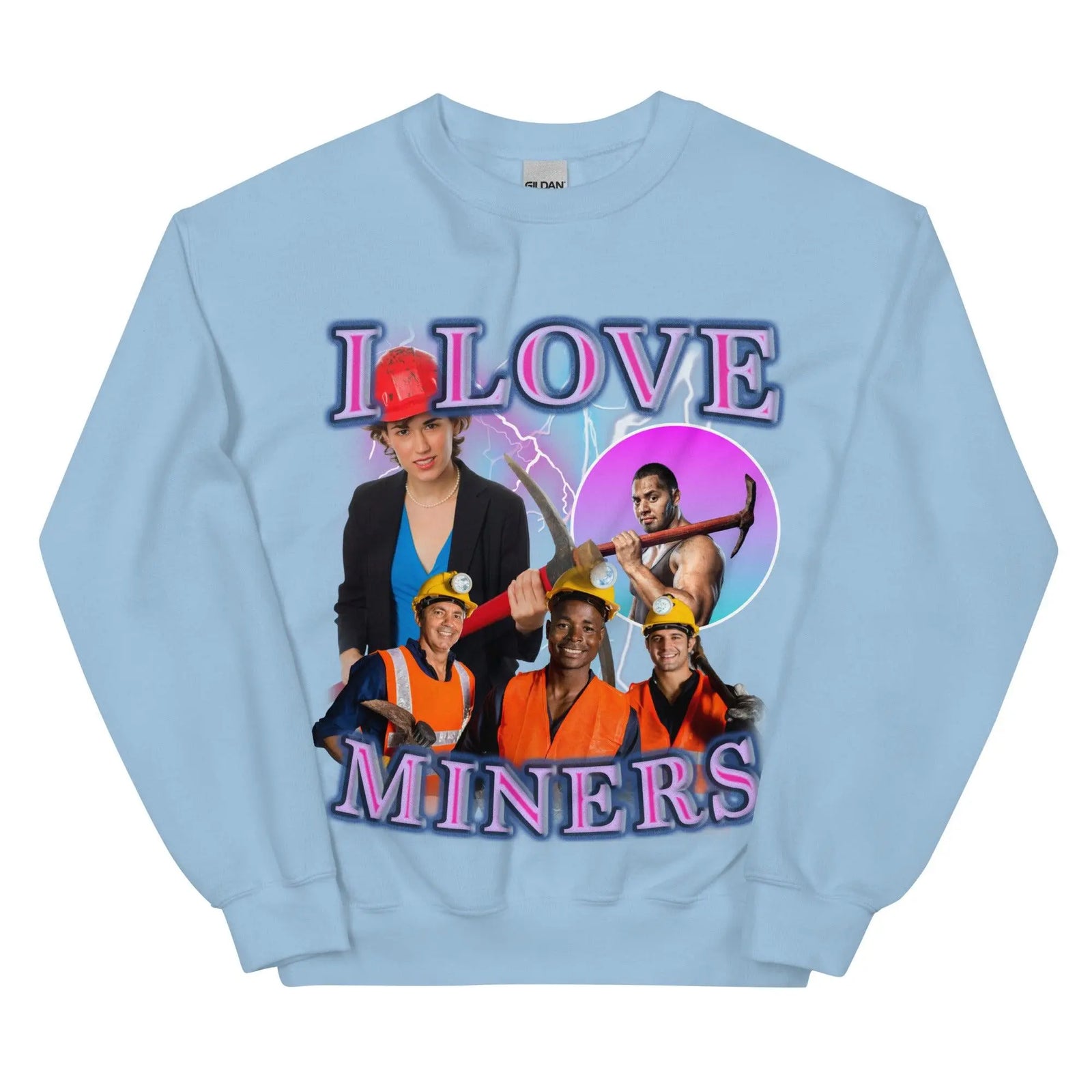 I Love Miners Sweatshirt - Orbital Clothing
