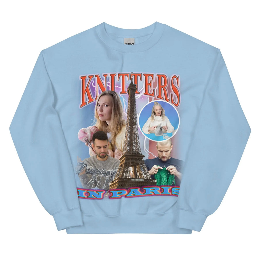 Knitters in Paris Sweatshirt - Orbital Clothing