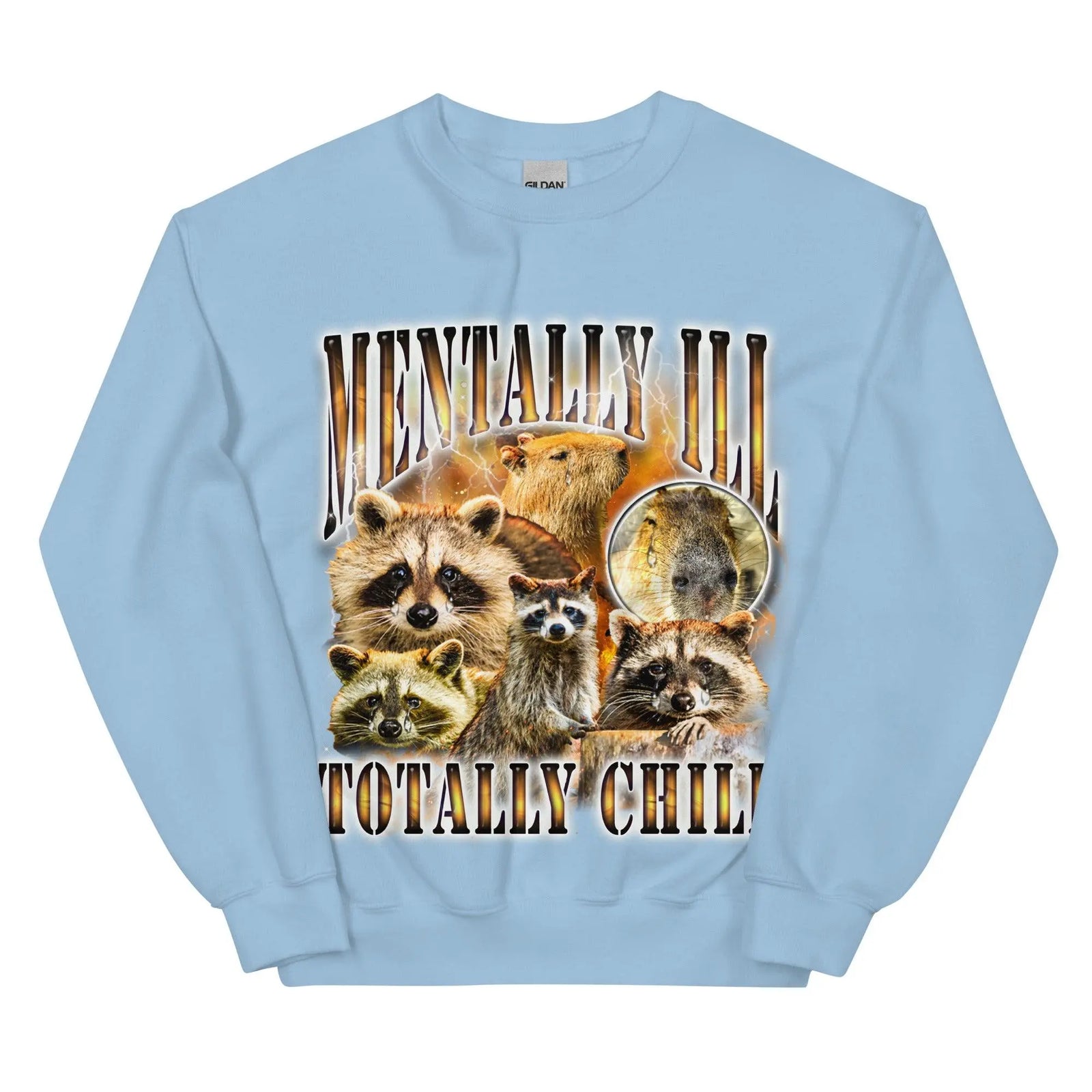 Mentally Ill Totally Chill Sweatshirt - Orbital Clothing
