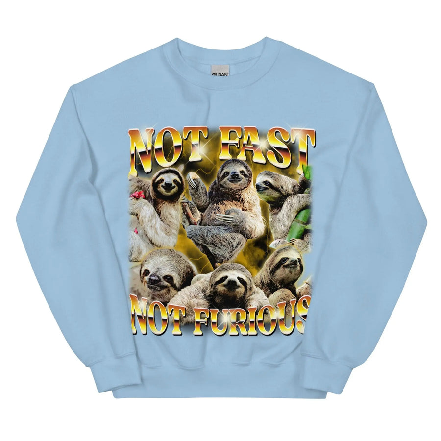 Not Fast Not Furious Sweatshirt - Orbital Clothing