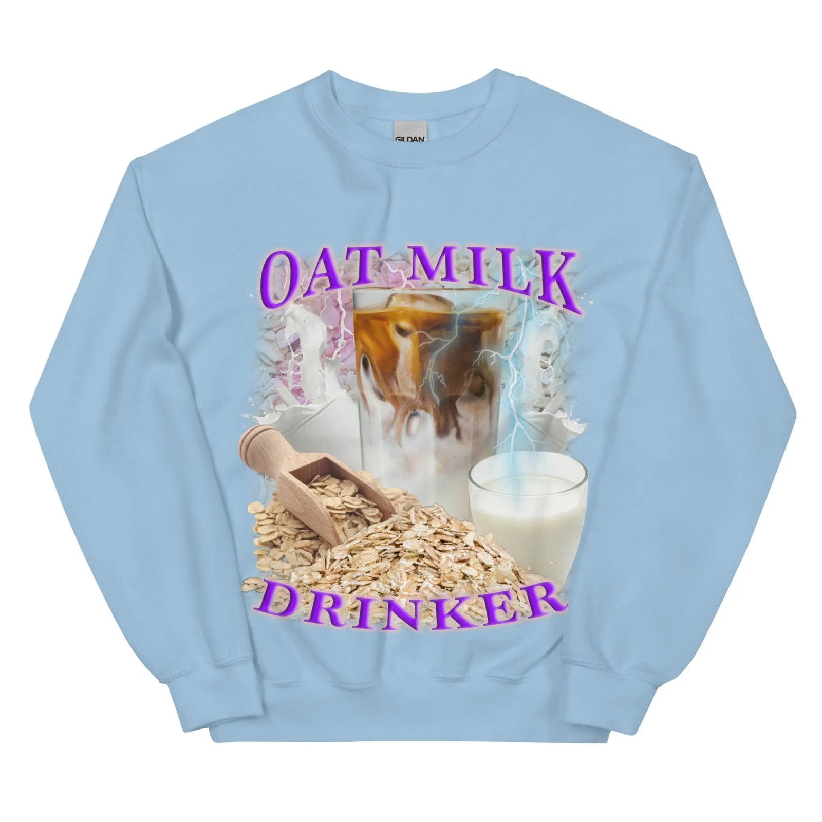 Oat Milk Drinker Sweatshirt - Orbital Clothing