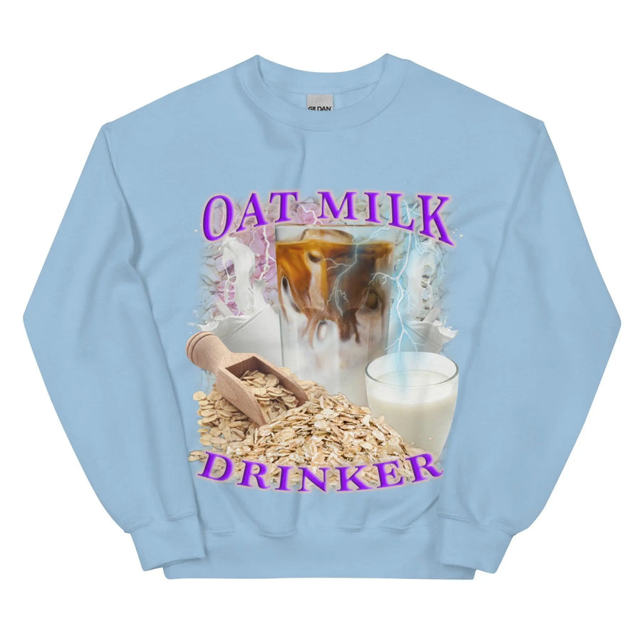 Oat Milk Drinker Sweatshirt - Orbital Clothing