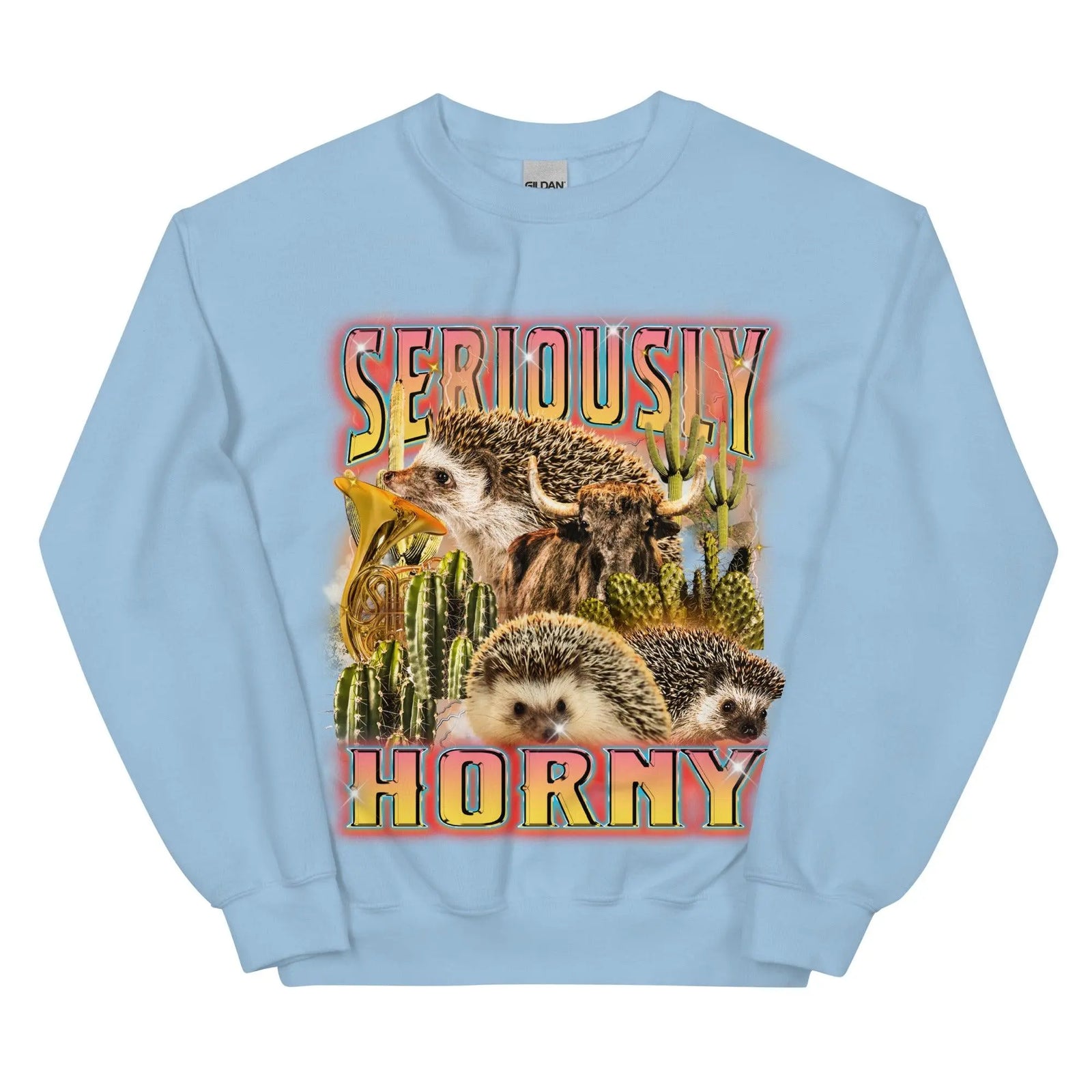 Seriously Horny Sweatshirt - Orbital Clothing