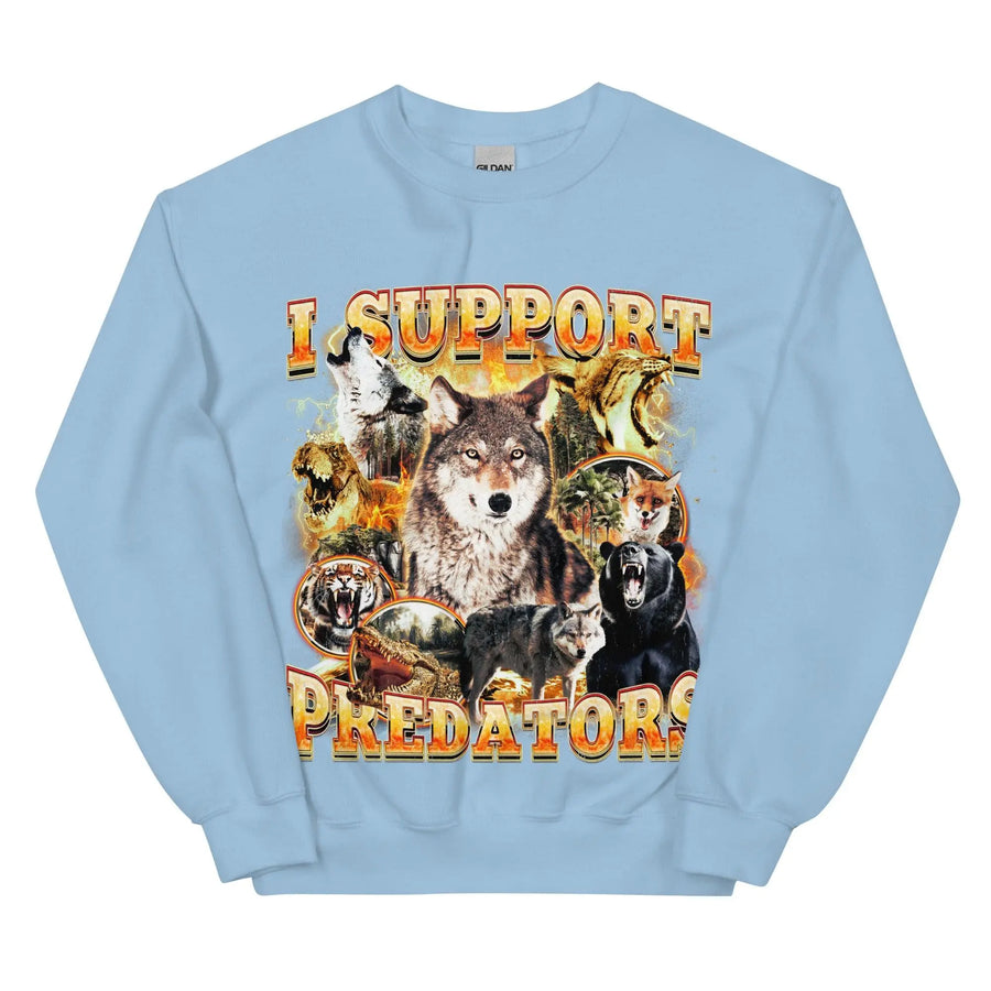 I Support Predators Sweatshirt - Orbital Clothing