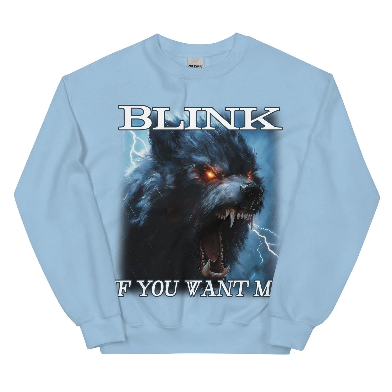 Blink If You Want Me Sweatshirt - Orbital Clothing