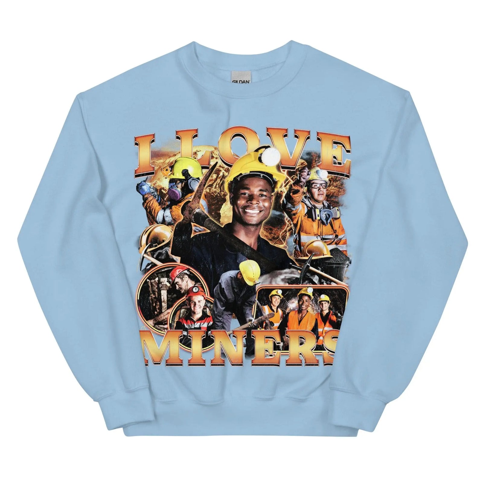 I Love Miners (Updated Design!) Sweatshirt - Orbital Clothing