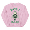 Big Titty Moth Girl Sweatshirt